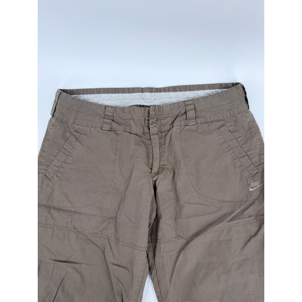 Nike Capri Pants Relaxed Y2K Womens Size Large Brown